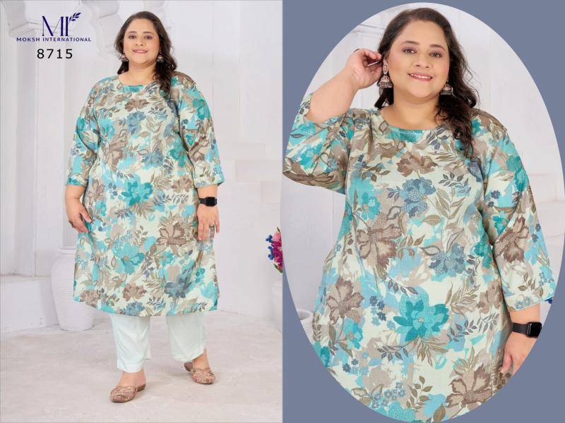 Moksh international plus size nitya vol-1 kurti market in Mumbai